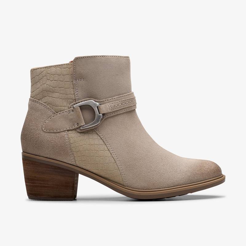 Clarks Neva Buckle Gri | CLKS-85447