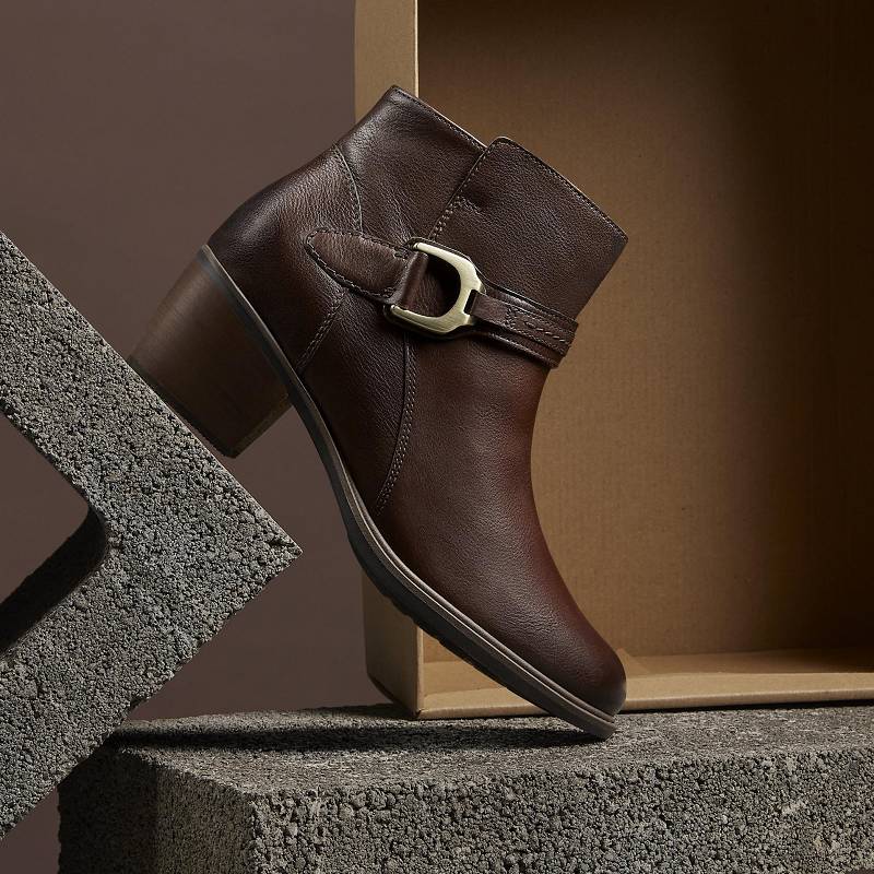 Clarks Neva Buckle Kahverengi | CLKS-85448