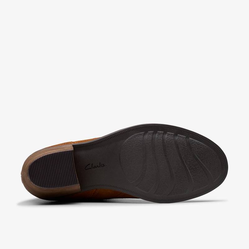 Clarks Neva Buckle Koyu Kahverengi | CLKS-85449