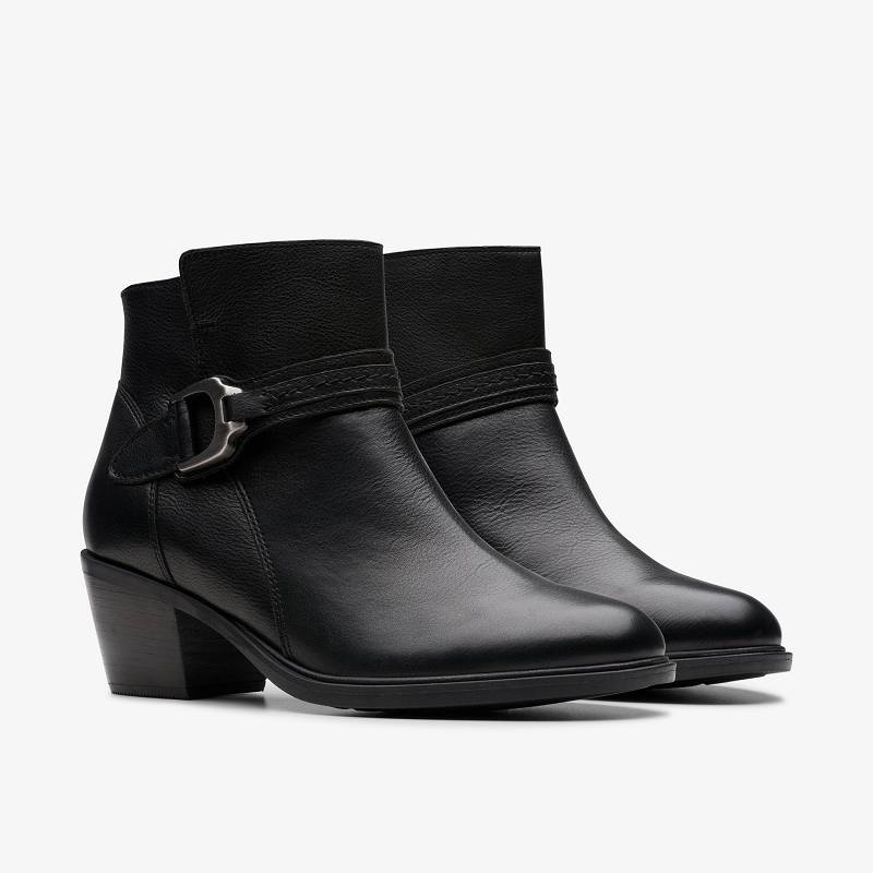 Clarks Neva Buckle Siyah | CLKS-85446