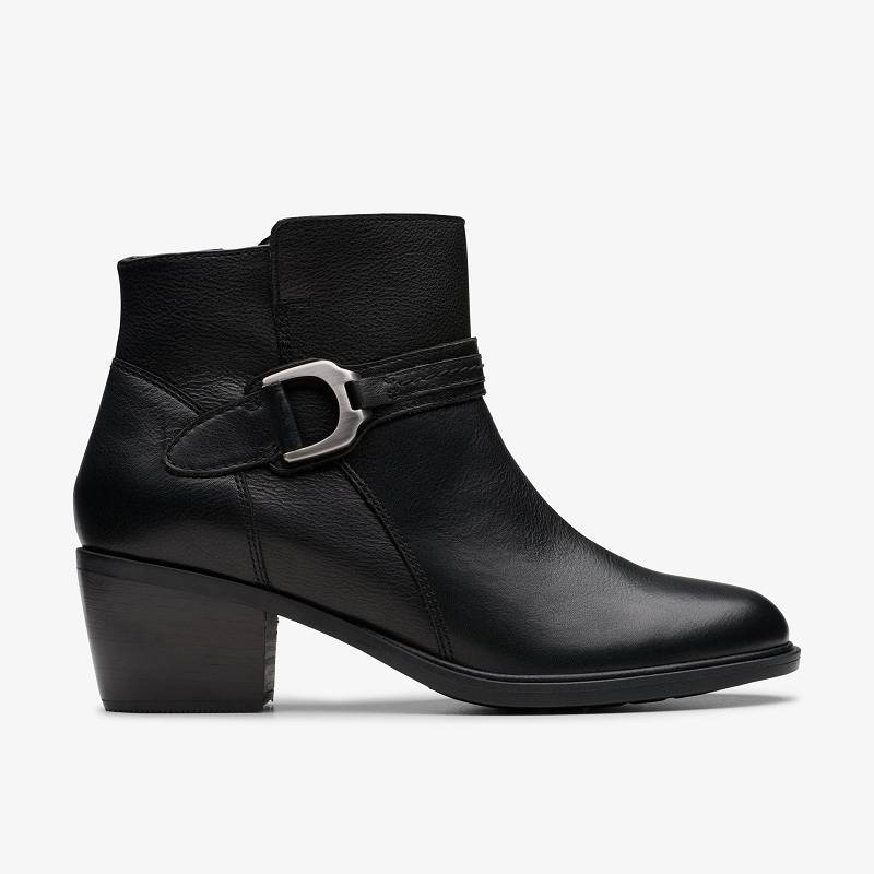 Clarks Neva Buckle Siyah | CLKS-85446
