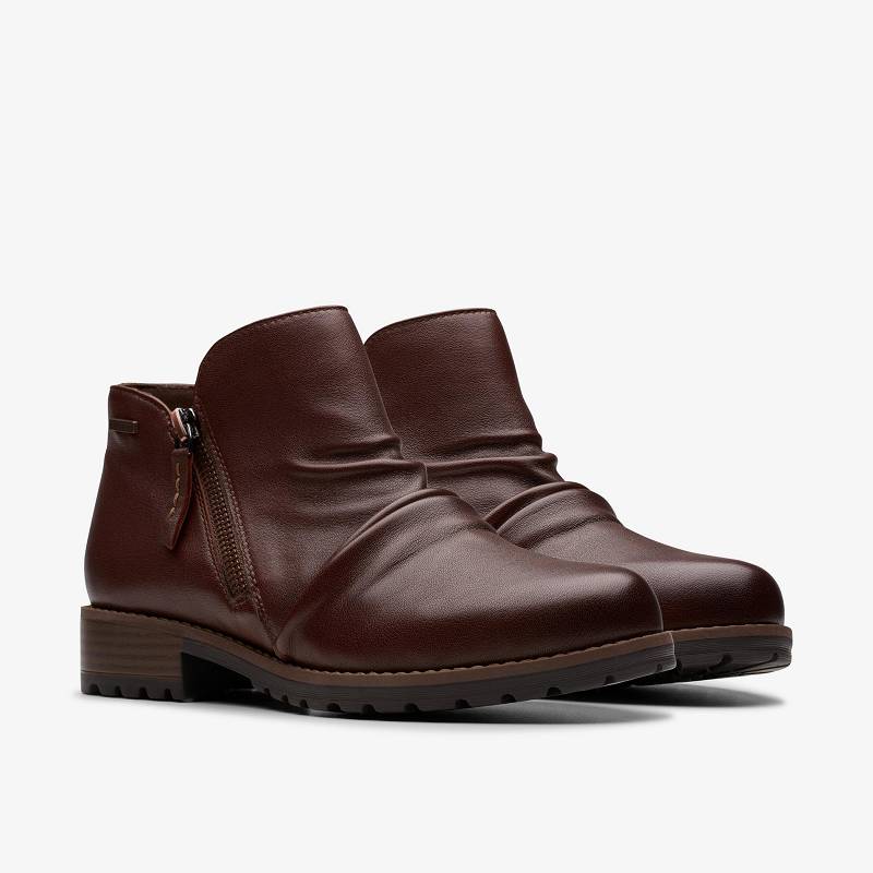 Clarks Nissini Top Waterproof Kahverengi | CLKS-85453