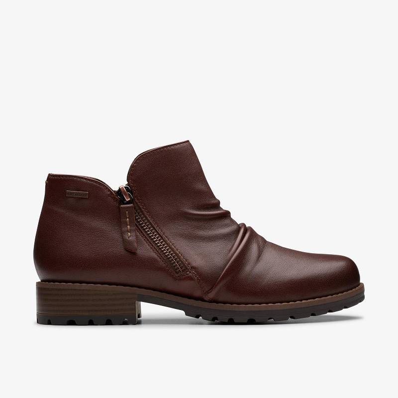 Clarks Nissini Top Waterproof Kahverengi | CLKS-85453