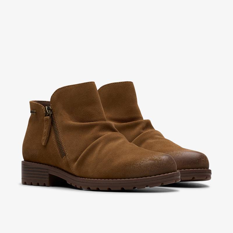 Clarks Nissini Top Waterproof Kahverengi | CLKS-85452