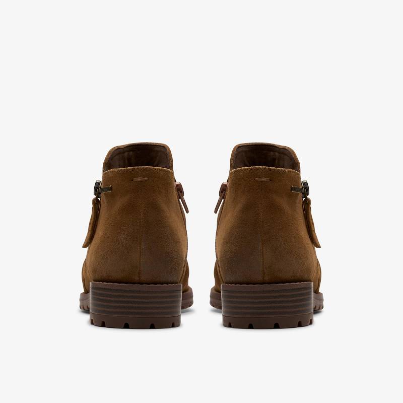 Clarks Nissini Top Waterproof Kahverengi | CLKS-85452