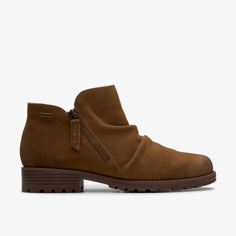 Clarks Nissini Top Waterproof Kahverengi | CLKS-85452