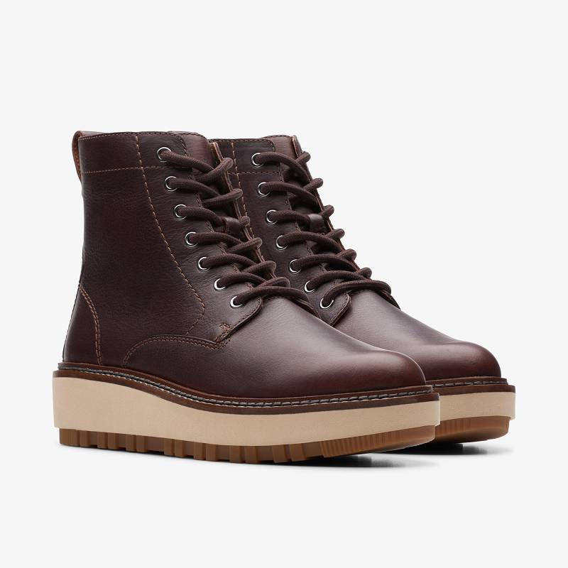 Clarks Orianna Lace Koyu Kahverengi | CLKS-85568