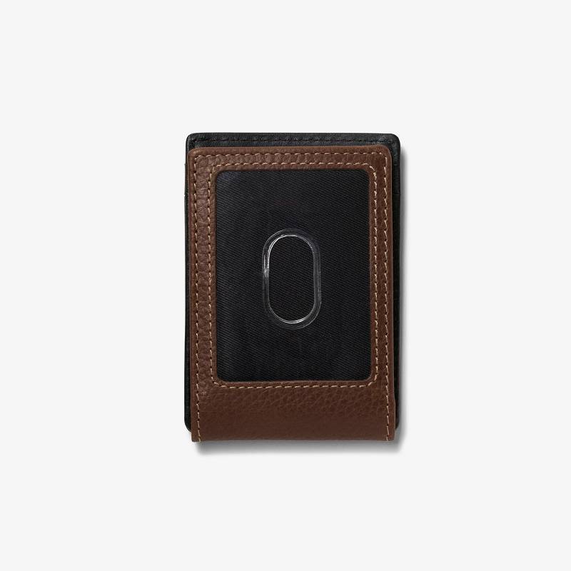Clarks Pebble Wide Money Clip Wallet Kahverengi | CLKS-84165