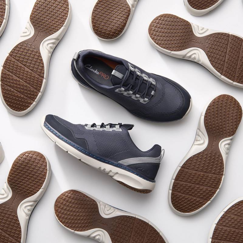 Clarks Pro Knit Lacivert | CLKS-84245