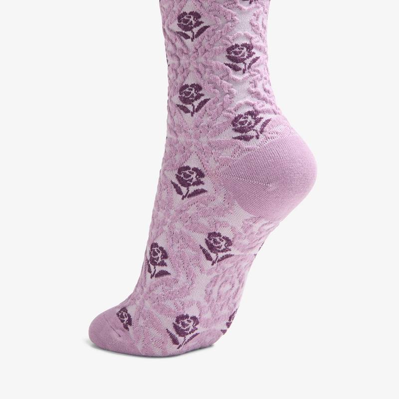 Clarks Raised Floral Sock Mor | CLKS-84658