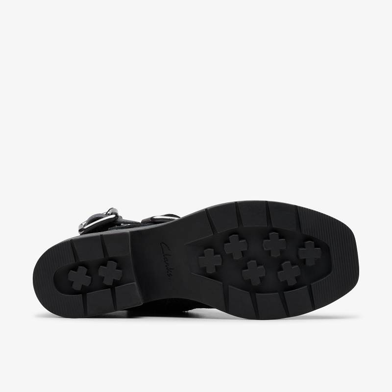 Clarks Rebelle Buckle Mavi Gri Metal | CLKS-85516