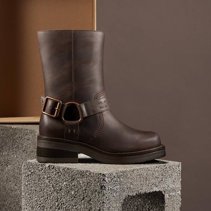 Clarks Rebelle Up Koyu Kahverengi | CLKS-85522