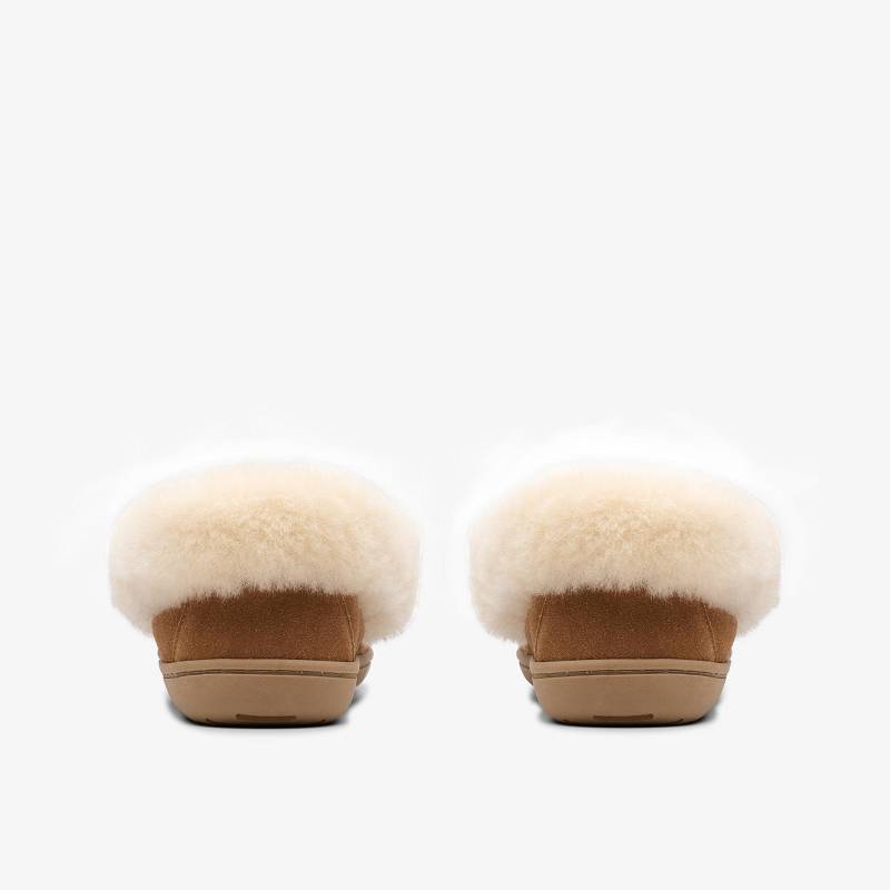 Clarks Roll Mocc Slippers Kahverengi | CLKS-84674