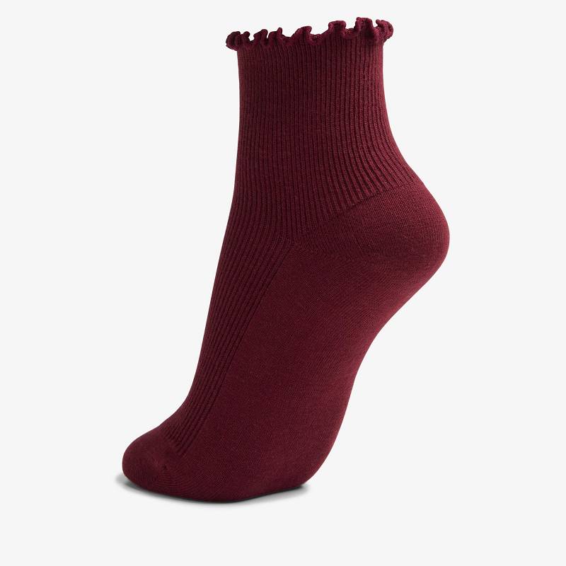 Clarks Rosewelt Crew Sock Bordo | CLKS-84664