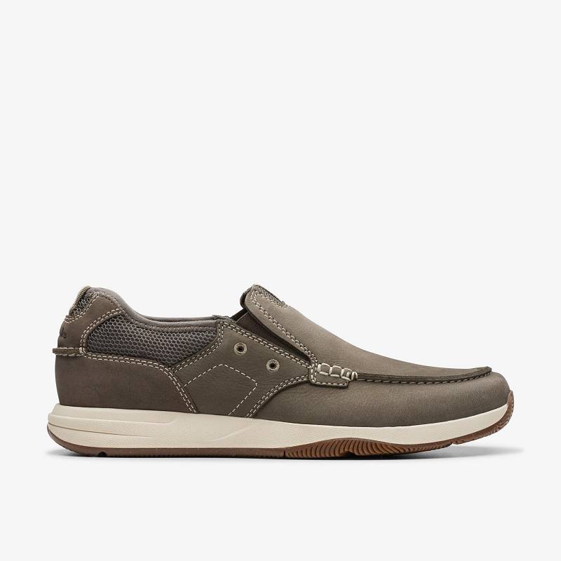 Clarks Sailview Step Gri Kahverengi | CLKS-84279