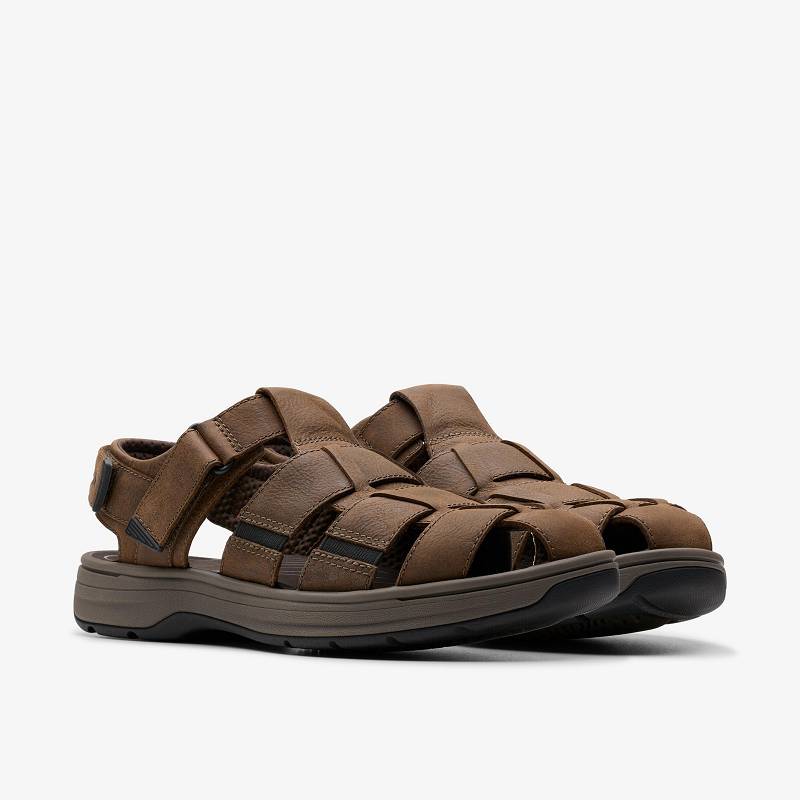 Clarks Saltway Cove Koyu Kahverengi | CLKS-84217