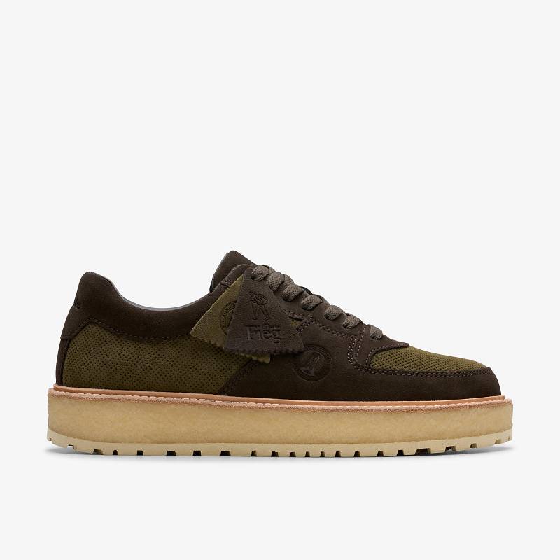 Clarks Sandford 2 X Ronnie Fieg Dark Olive Combination Koyu Zeytin Yeşili | CLKS-84257