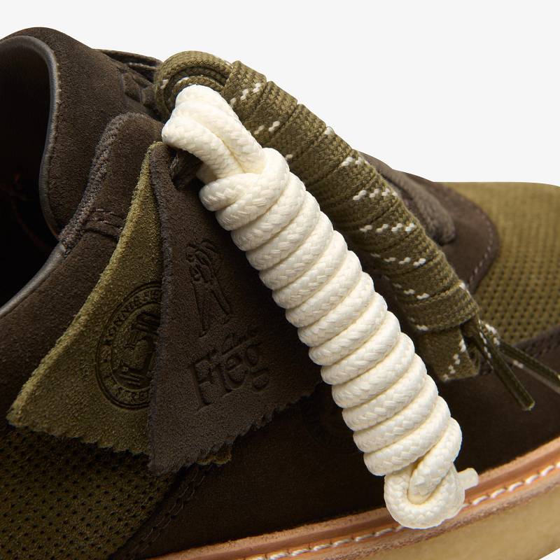 Clarks Sandford 2 X Ronnie Fieg Dark Olive Combination Koyu Zeytin Yeşili | CLKS-84257
