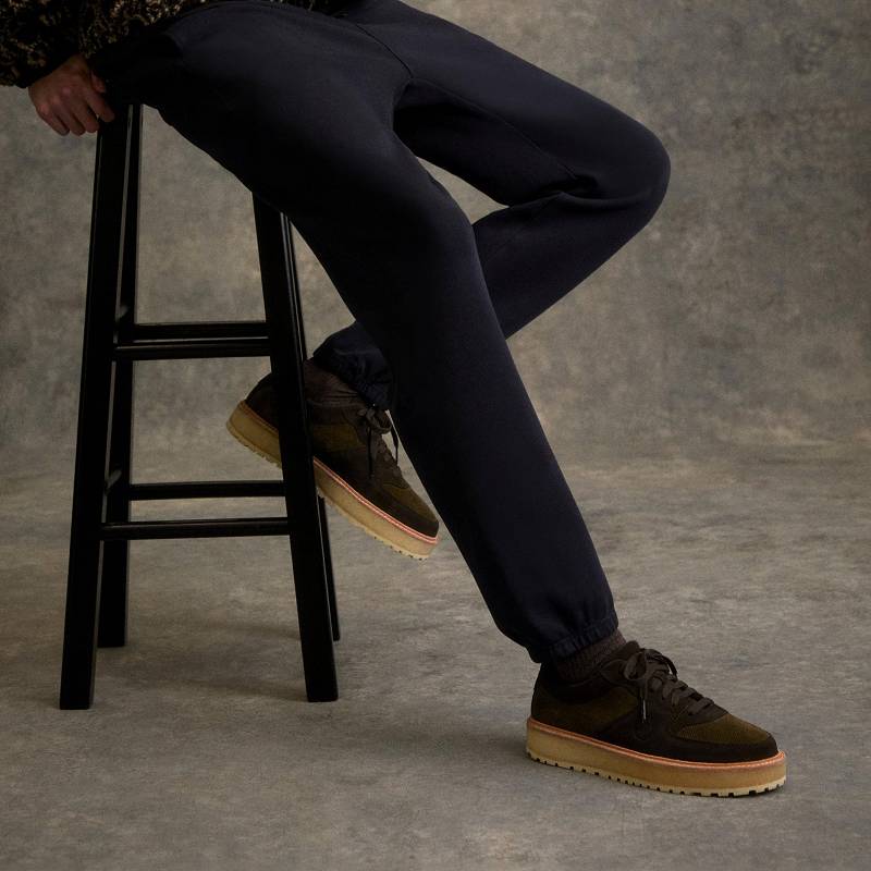 Clarks Sandford 2 X Ronnie Fieg Dark Olive Combination Koyu Zeytin Yeşili | CLKS-84257