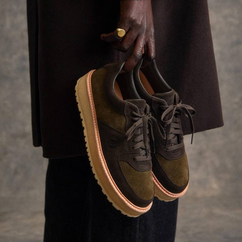 Clarks Sandford 2 X Ronnie Fieg Dark Olive Combination Koyu Zeytin Yeşili | CLKS-84257