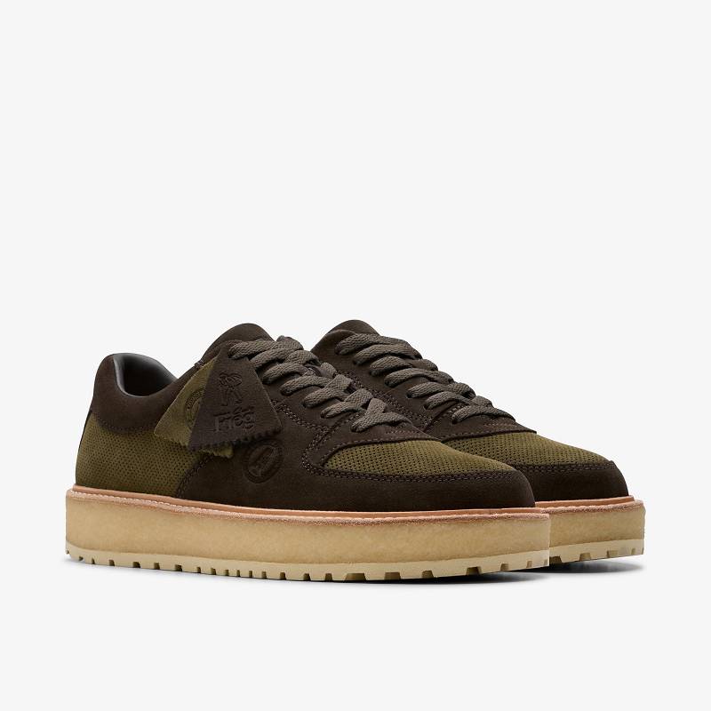 Clarks Sandford 2 X Ronnie Fieg Dark Olive Combination Koyu Zeytin Yeşili | CLKS-84257