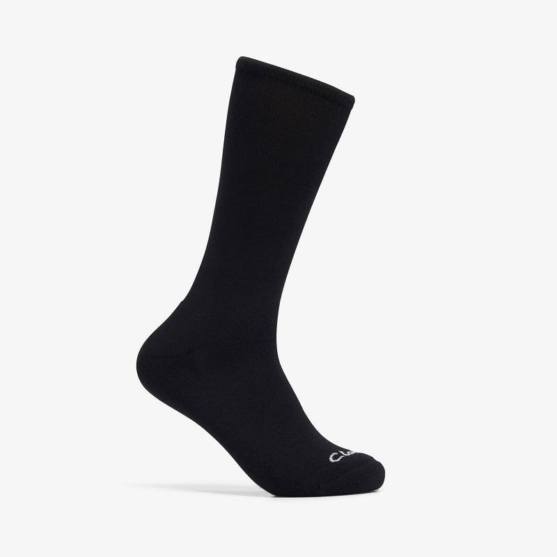 Clarks Solid Crew Sock Siyah | CLKS-84179