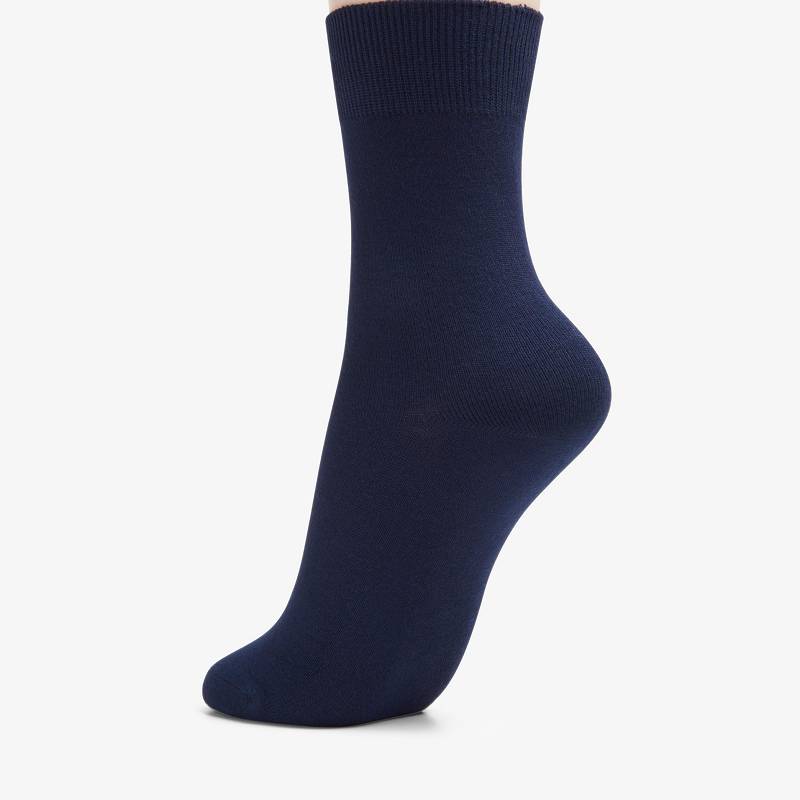 Clarks Solid Dress Crew Sock Lacivert | CLKS-84655