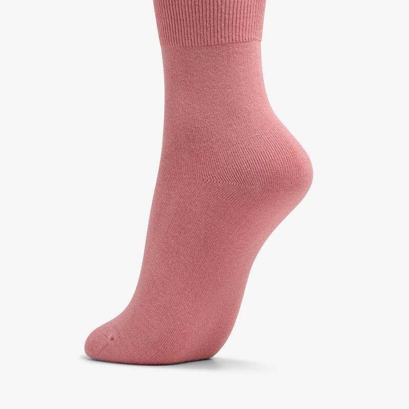 Clarks Solid Dress Crew Sock Pembe | CLKS-84632