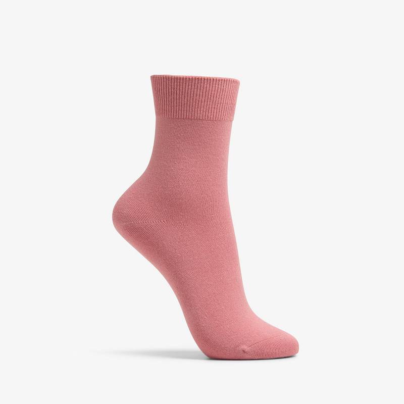 Clarks Solid Dress Crew Sock Pembe | CLKS-84632