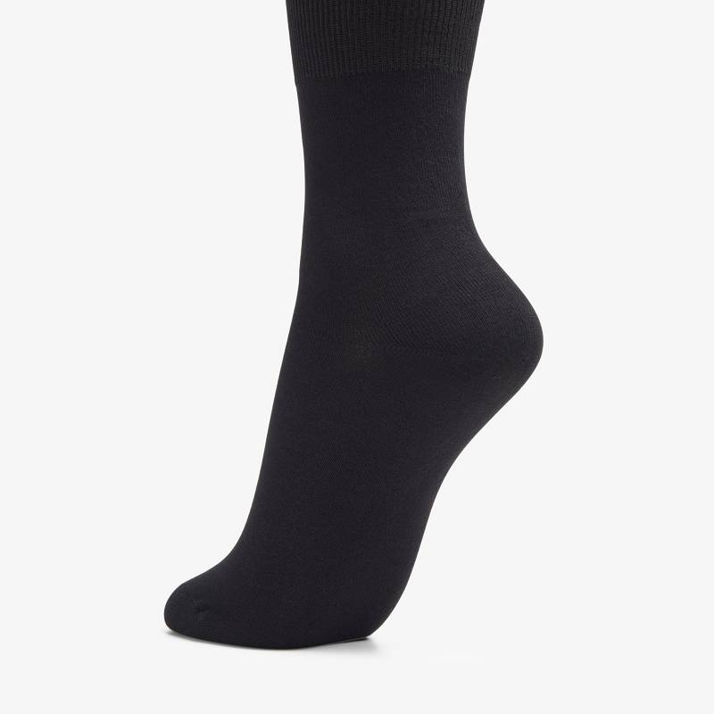 Clarks Solid Dress Crew Sock Siyah | CLKS-84656