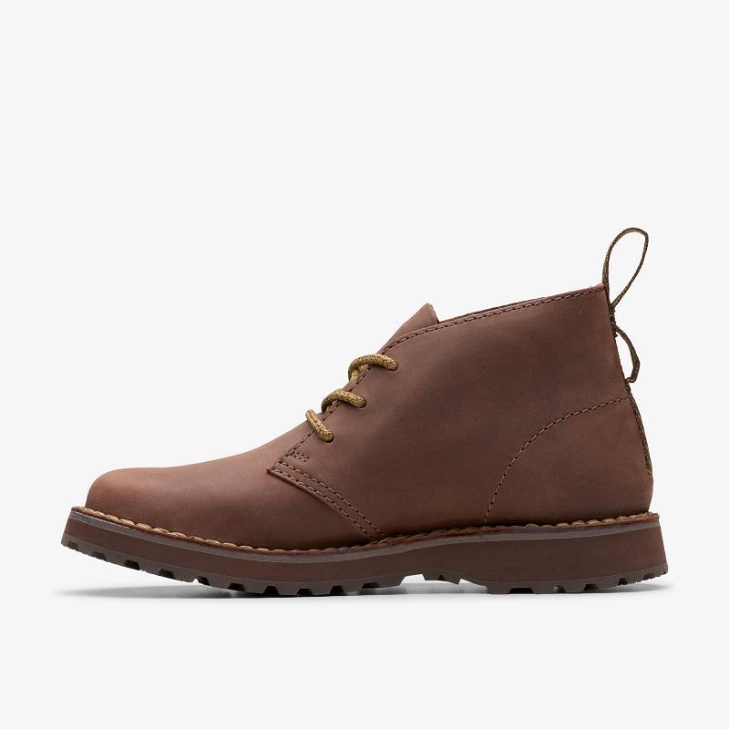 Clarks Solsbury Desert Boot Koyu Kahverengi | CLKS-84563