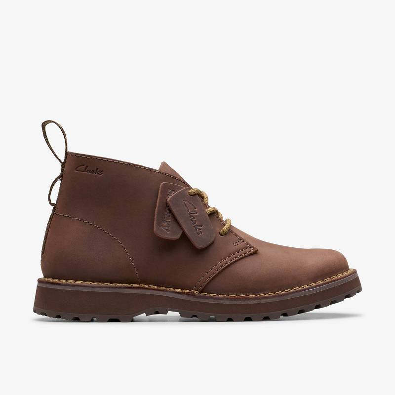 Clarks Solsbury Desert Boot Koyu Kahverengi | CLKS-84563