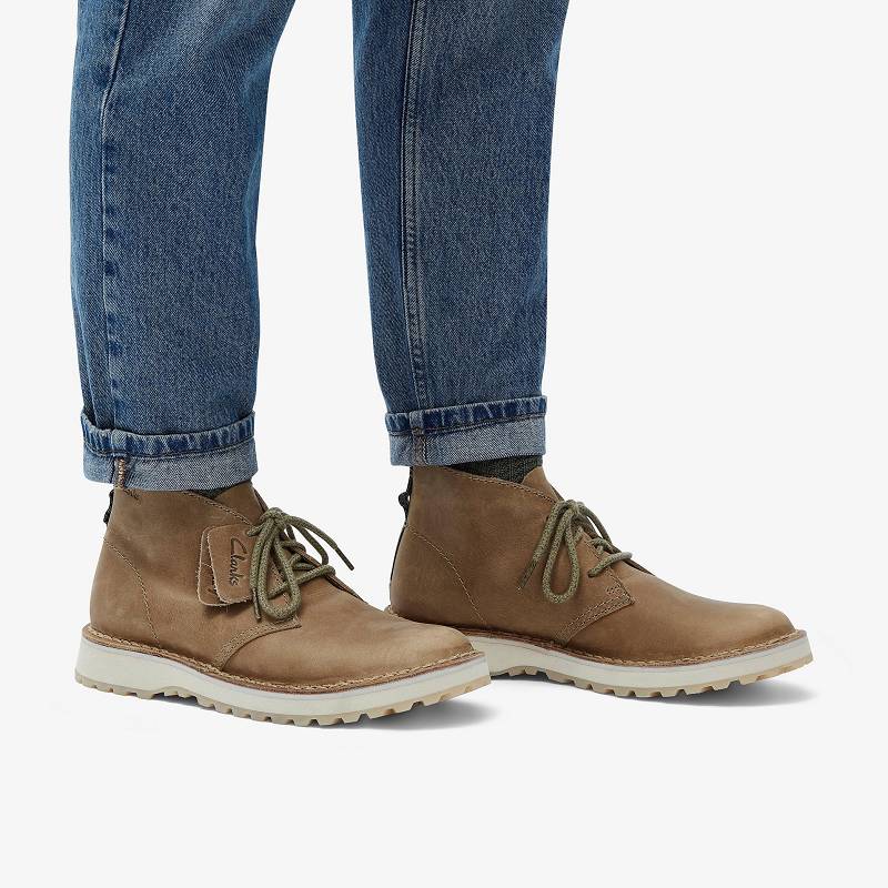 Clarks Solsbury Desert Boot Koyu Kahverengi | CLKS-84381