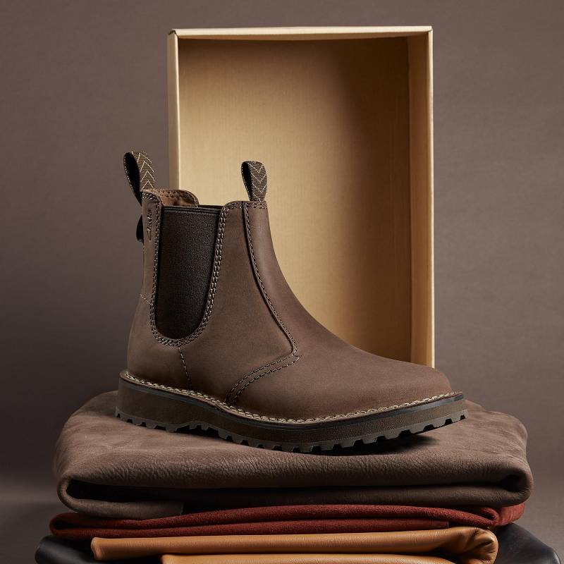 Clarks Solsbury Easy Koyu Kahverengi | CLKS-84379