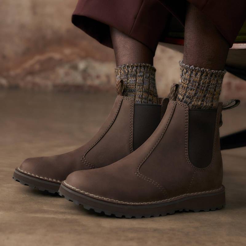 Clarks Solsbury Easy Koyu Kahverengi | CLKS-84379