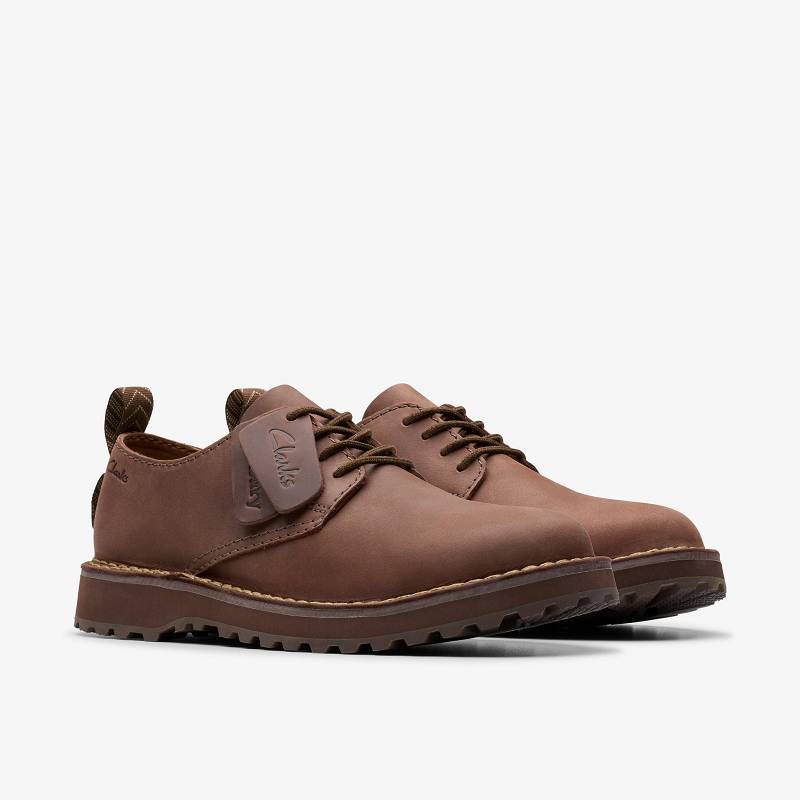 Clarks Solsbury Lace Koyu Kahverengi | CLKS-84326
