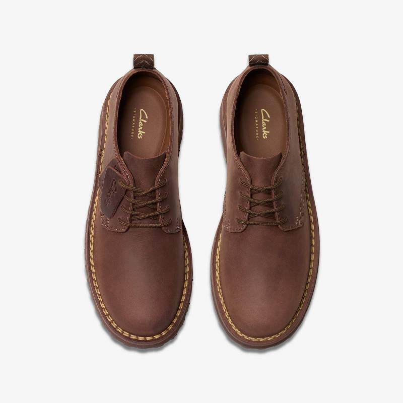 Clarks Solsbury Lace Koyu Kahverengi | CLKS-84326