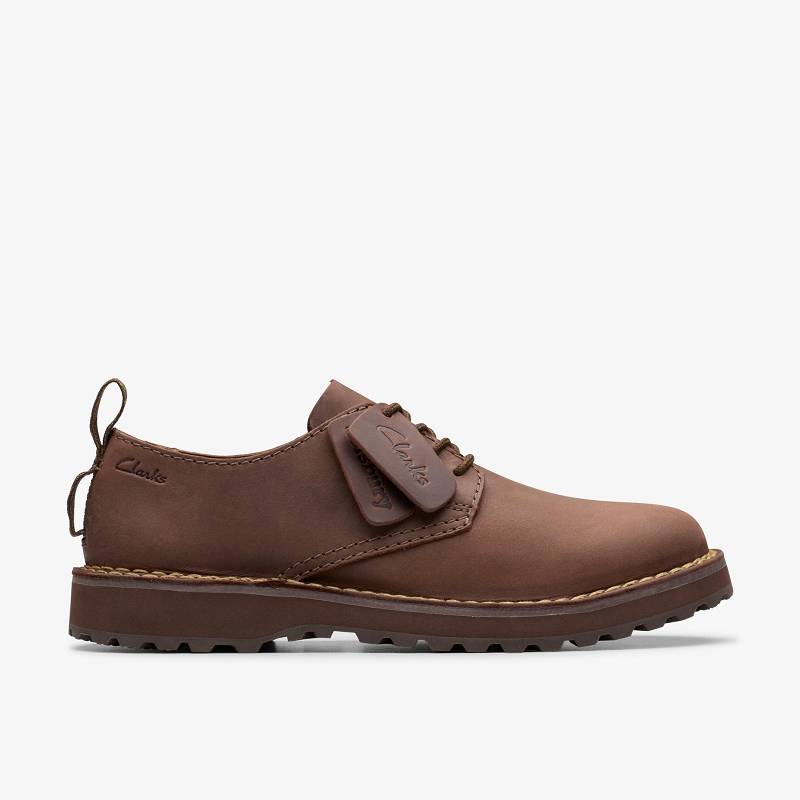 Clarks Solsbury Lace Koyu Kahverengi | CLKS-84326