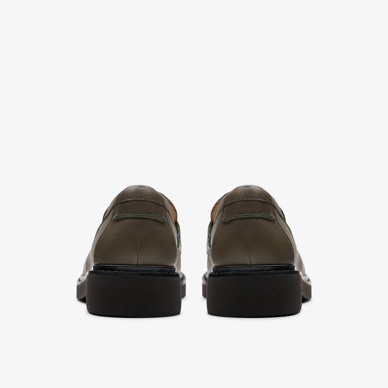 Clarks Splend Edge Koyu Zeytin Yeşili | CLKS-85376
