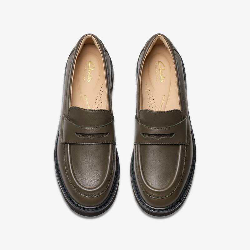 Clarks Splend Edge Koyu Zeytin Yeşili | CLKS-84831