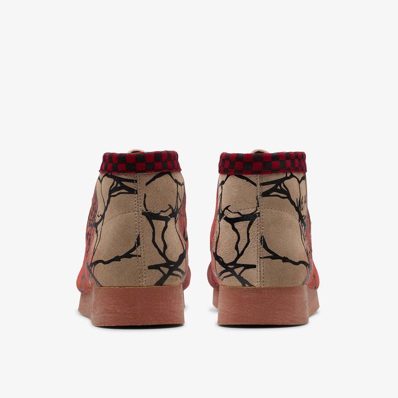 Clarks Stranger Things Wallabee Evo Mens Koyu Kahverengi | CLKS-84596