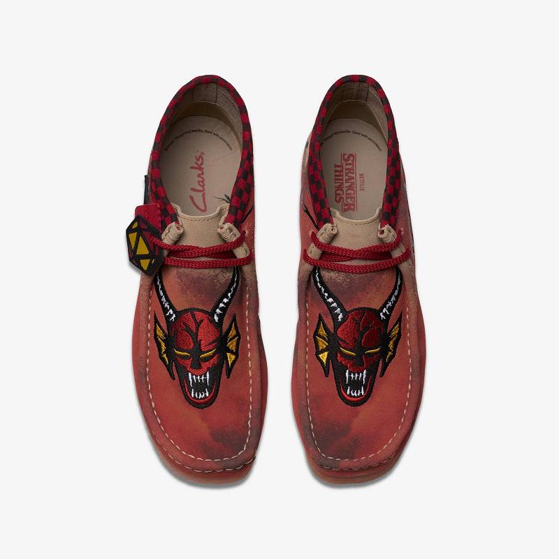Clarks Stranger Things Wallabee Evo Mens Koyu Kahverengi | CLKS-84596