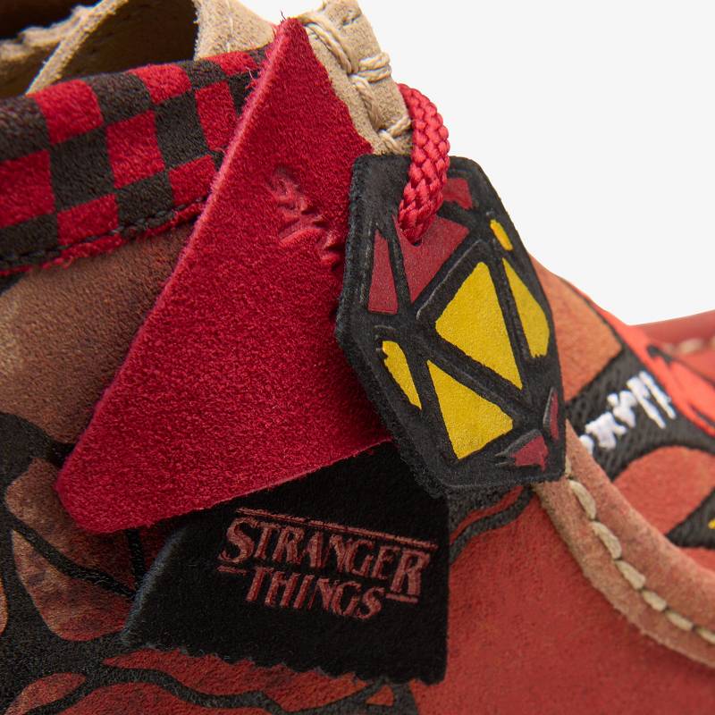 Clarks Stranger Things Wallabee Evo Mens Koyu Kahverengi | CLKS-84596