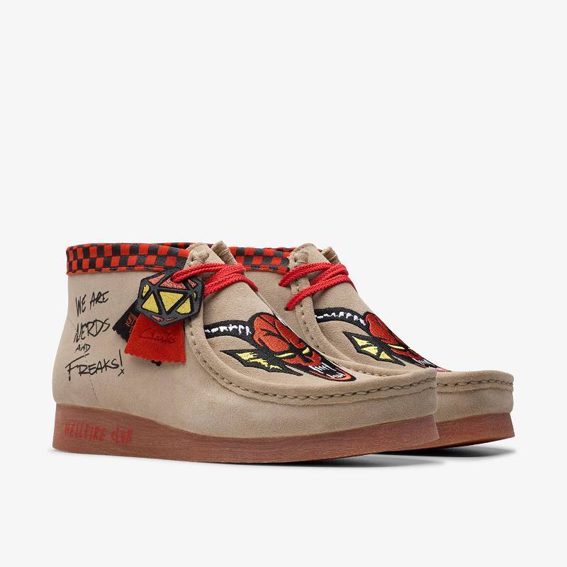 Clarks Stranger Things Wallabee Evo Mens Kahverengi | CLKS-84595