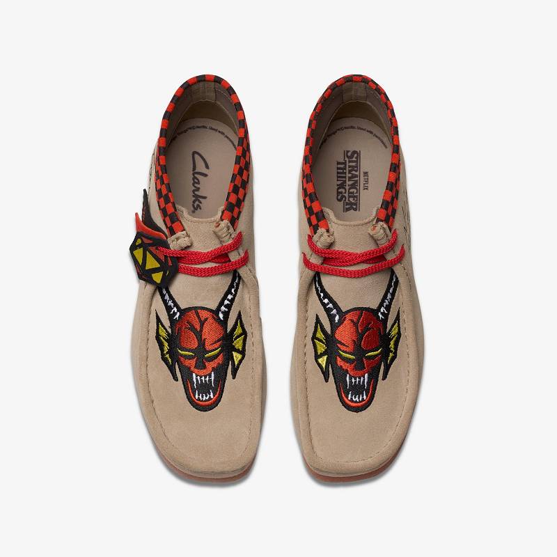 Clarks Stranger Things Wallabee Evo Mens Kahverengi | CLKS-84595