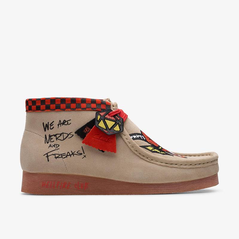 Clarks Stranger Things Wallabee Evo Mens Kahverengi | CLKS-84595