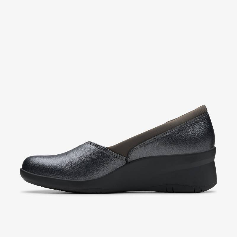 Clarks Suttyn Walk Koyu Mavi Gri Metal | CLKS-84722