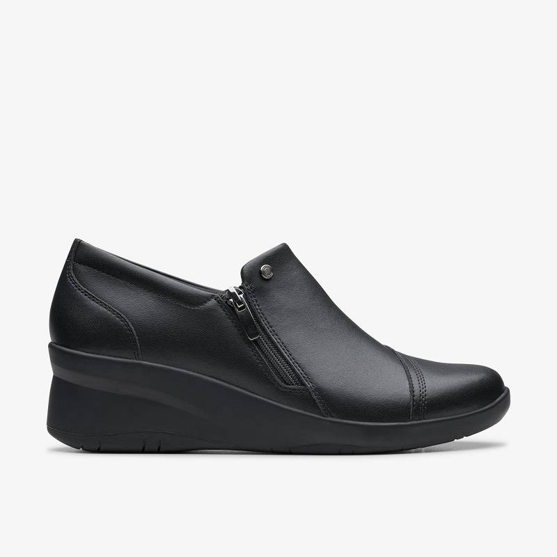 Clarks Suttyn Zip Siyah | CLKS-84725