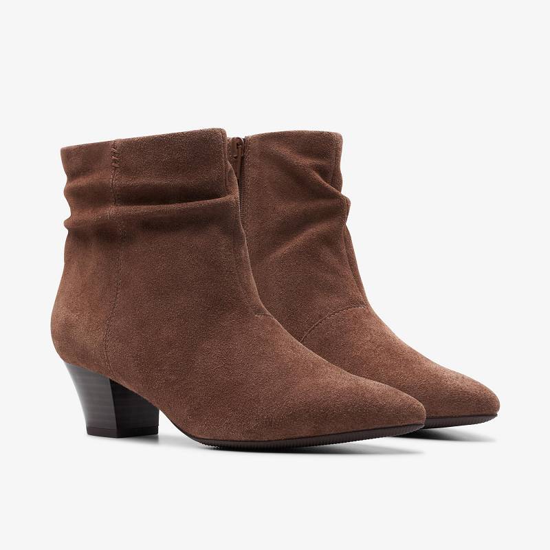 Clarks Teresa Skip Gri Kahverengi | CLKS-85100