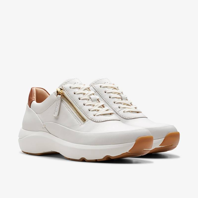 Clarks Tivoli Zip Beyaz | CLKS-85154